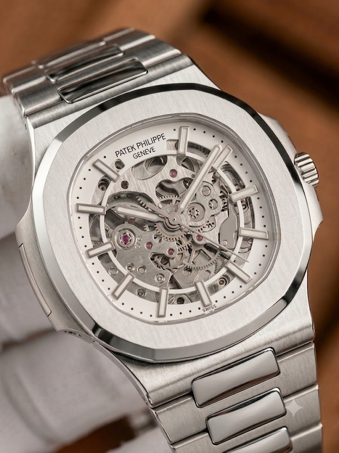 Мужские наручные часы Patek Philippe механические, дизайн подходит для любого стиля - 