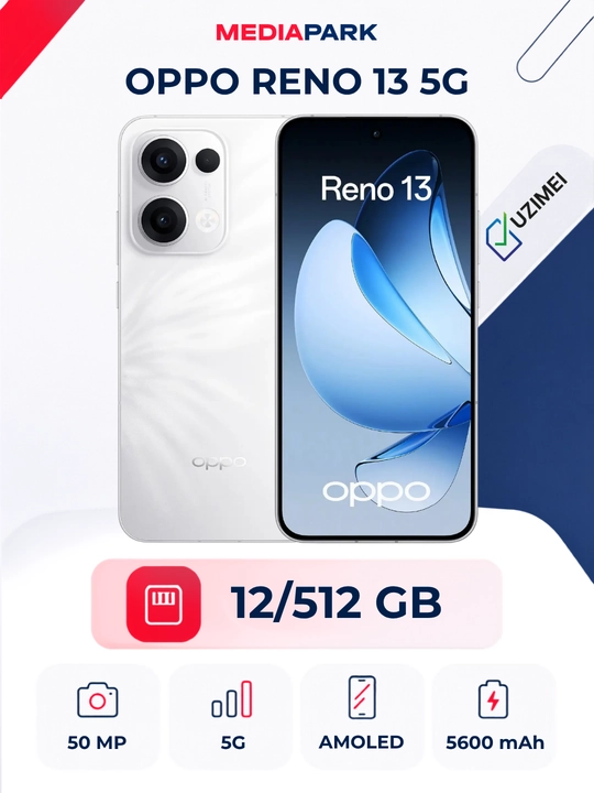 Смартфон OPPO Reno 13 5G 12/512 GB White - 