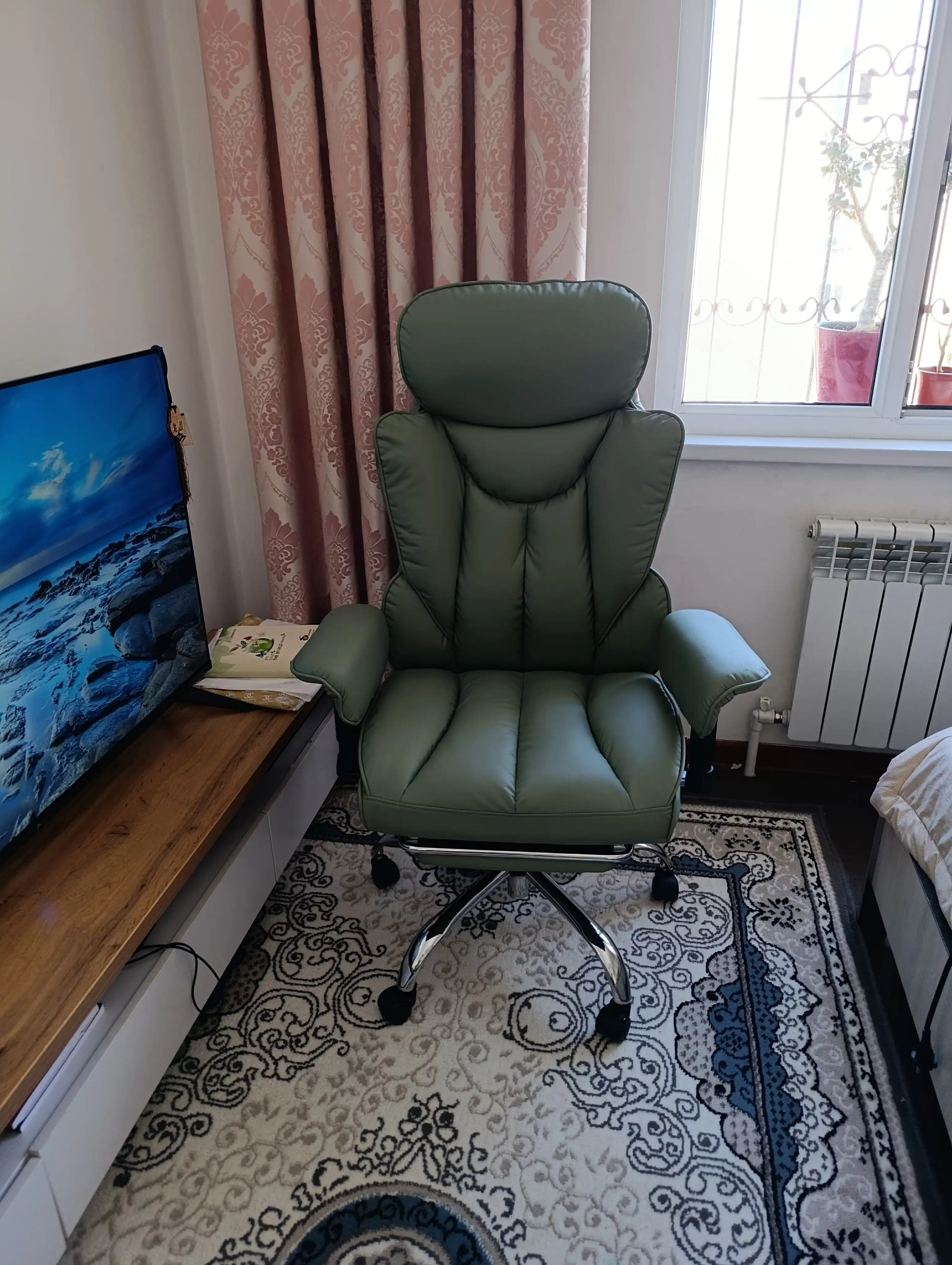 Кресло руководительское SILDOR, офисное кресло Dafna, в двух цветах, 150 кг