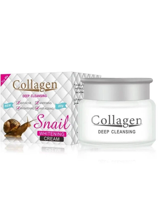 Крем для лица Collagen Snail 80 г – отбеливающий, увлажняющий, против морщин