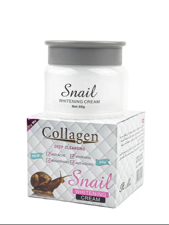 Крем для лица Collagen Snail 80 г – отбеливающий, увлажняющий, против морщин