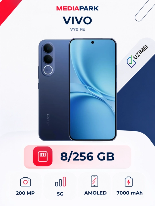 Смартфон VIVO V70 FE 8/256 Blue - 