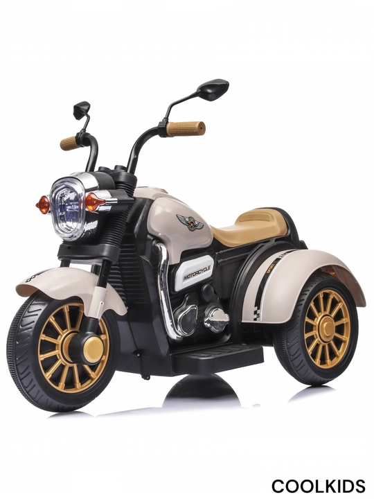 Bolalar uchun 3 g‘ildirakli elektr mototsikl, Bluetooth, musiqa va chiroqlar bilan,6V4.5Ah