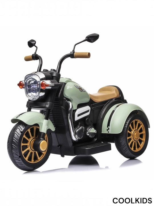Bolalar uchun 3 g‘ildirakli elektr mototsikl, Bluetooth, musiqa va chiroqlar bilan,6V4.5Ah