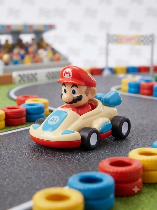 Машинка Super Mario: захватывающие гонки для юных чемпионов и любителей приключений - 