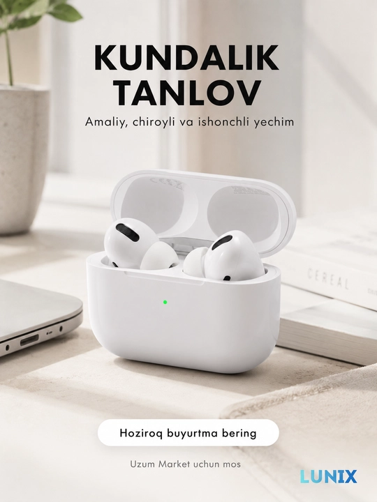 Simsiz Bluetooth quloqchin, kuchli bas, tiniq ovoz, tez ulanish