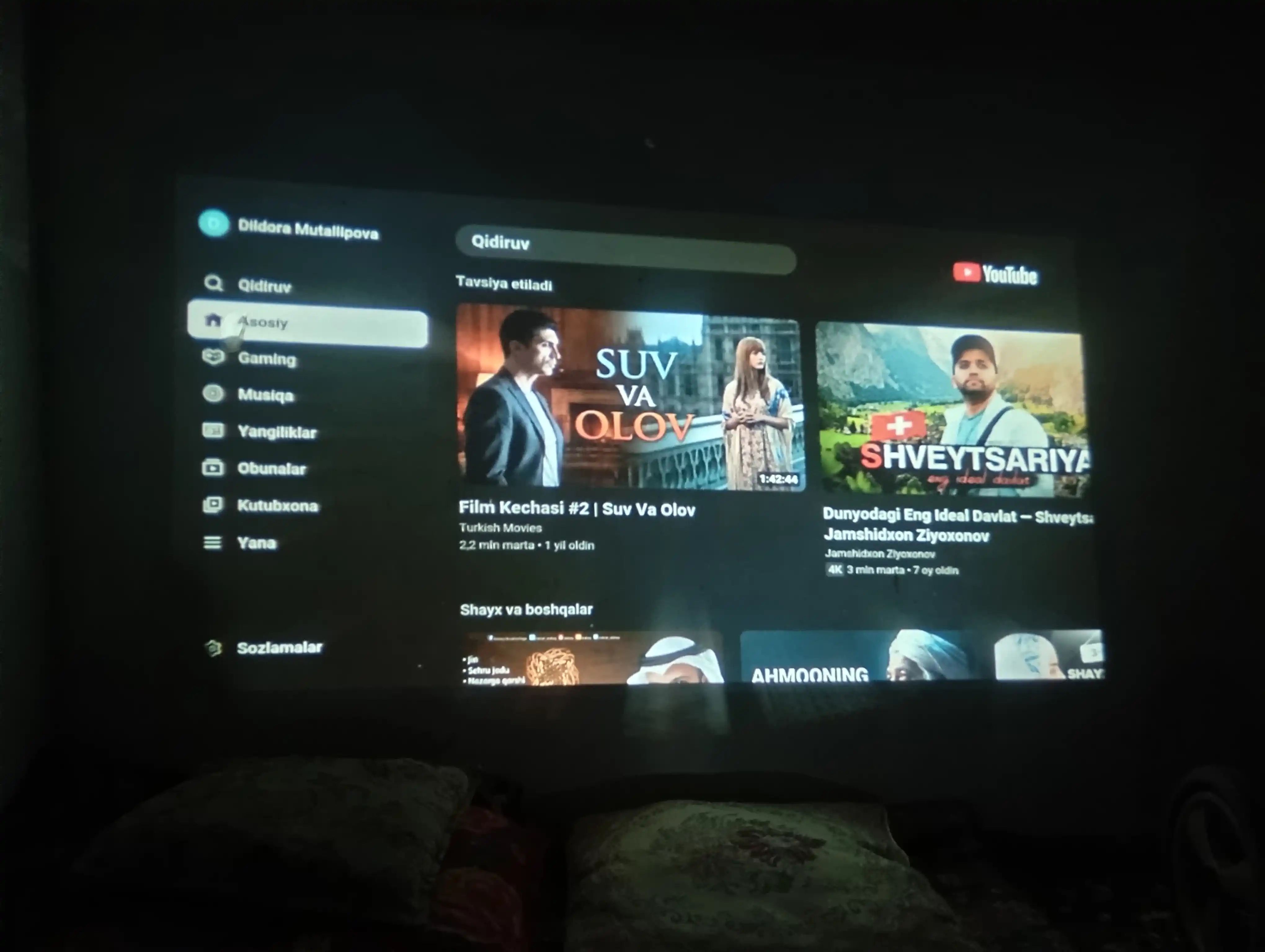 Smart HY320 mini proyektor, Wi-Fi, Android 11, uy va kino uchun portativ proyektor
