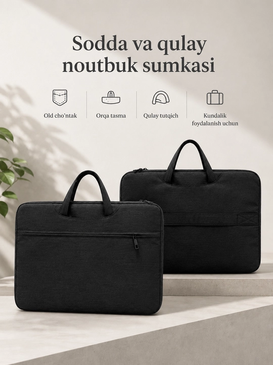 Himoya va uslub — Noutbuk uchun himoya sumkasi - 
