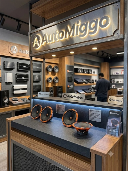 BARRACUDA avtomobil audio tizimi uchun dinamiklar,(16,5 sm), "pro-audio" uslubidagi, 60 Vt