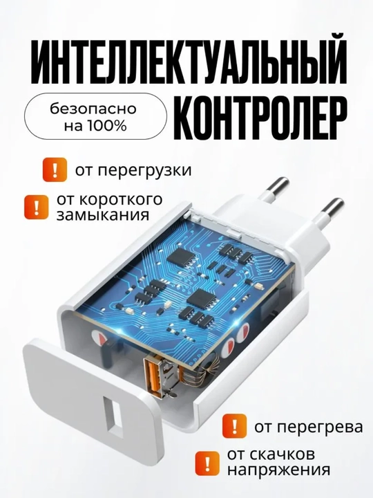 Зарядное устройство Xiaomi 33W Fast Charge с кабелем USB-A – Type-C