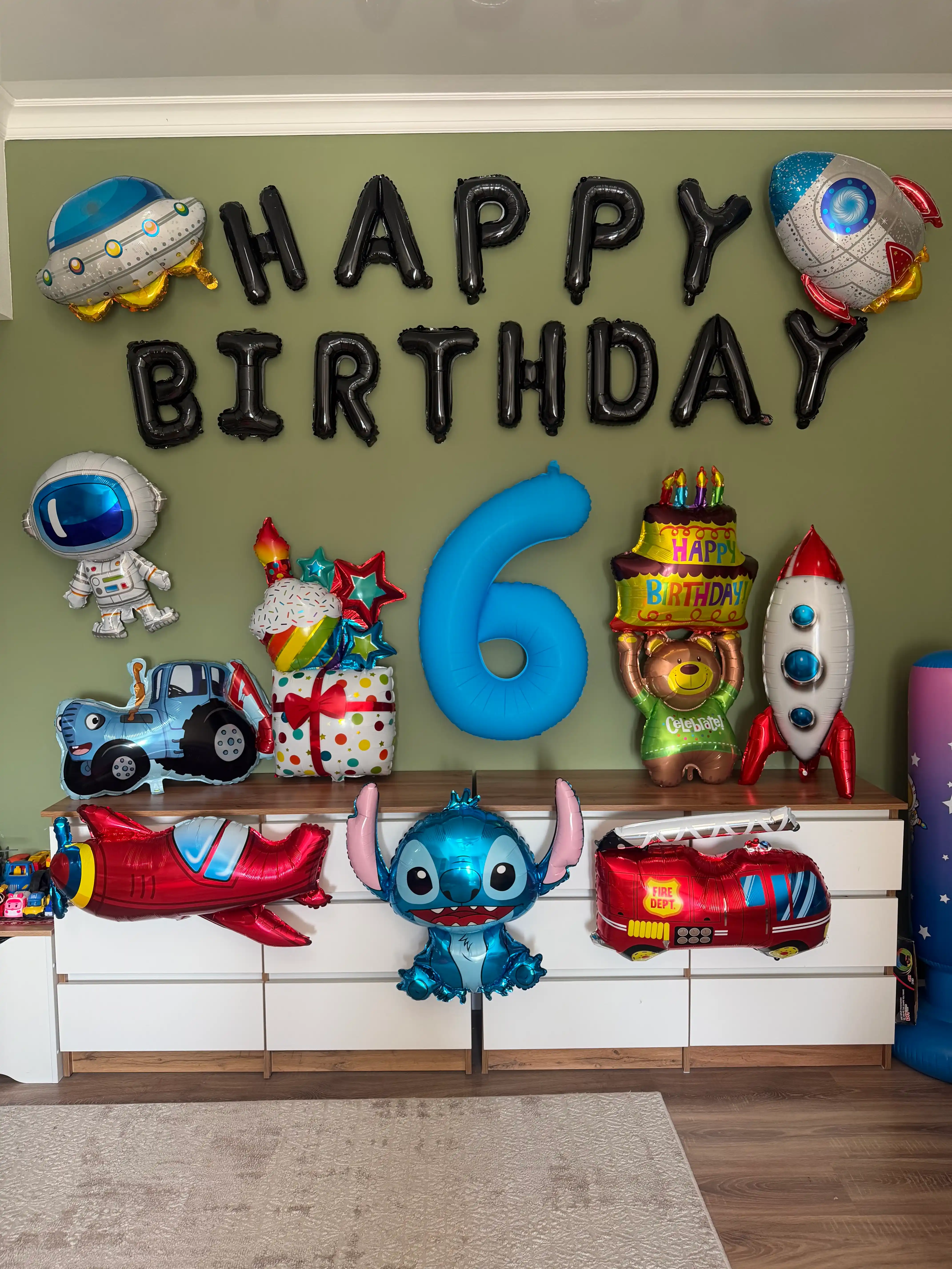 Шарики буквы Happy Birthday с днем рождения, надпись гирлянда на стену, набор для фотозоны