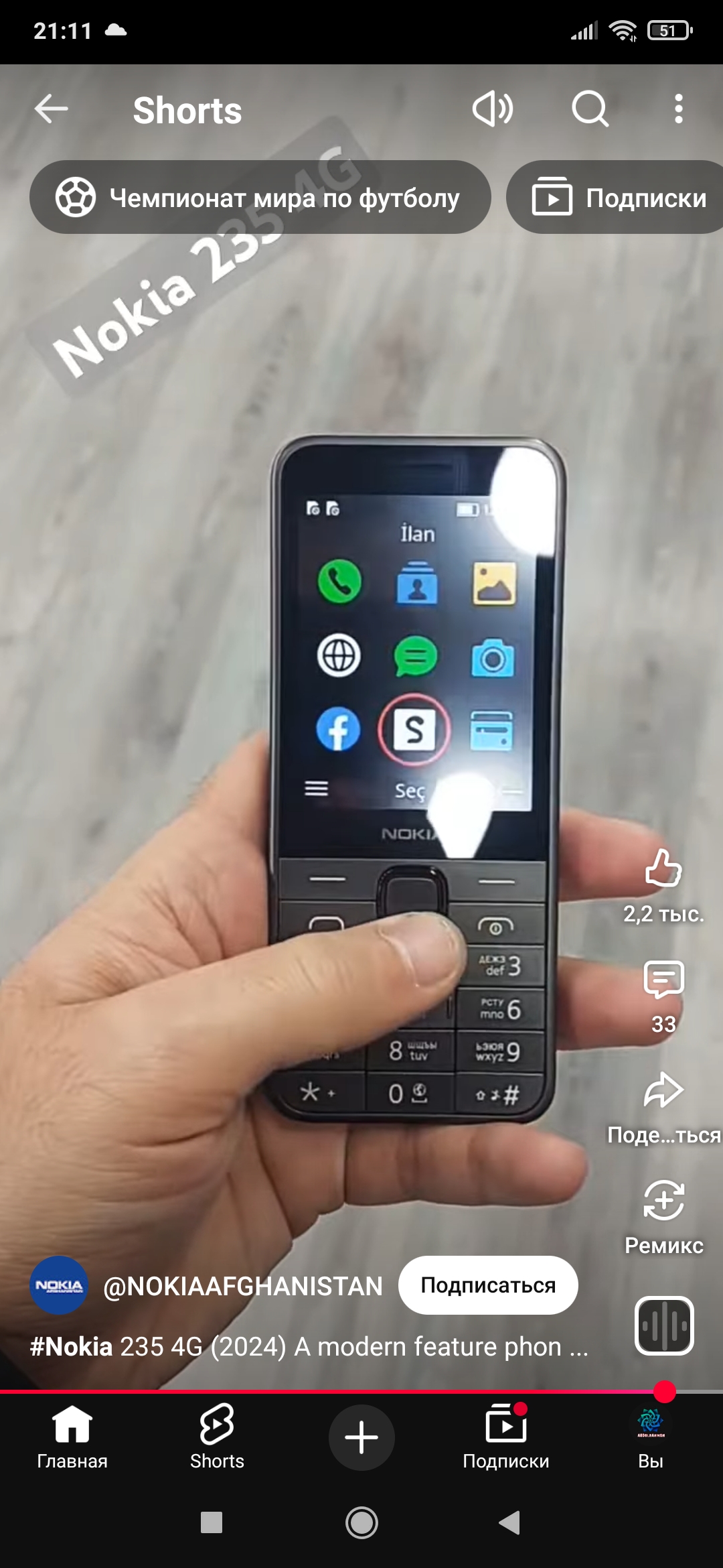 Mobil telefon Nokia 235
