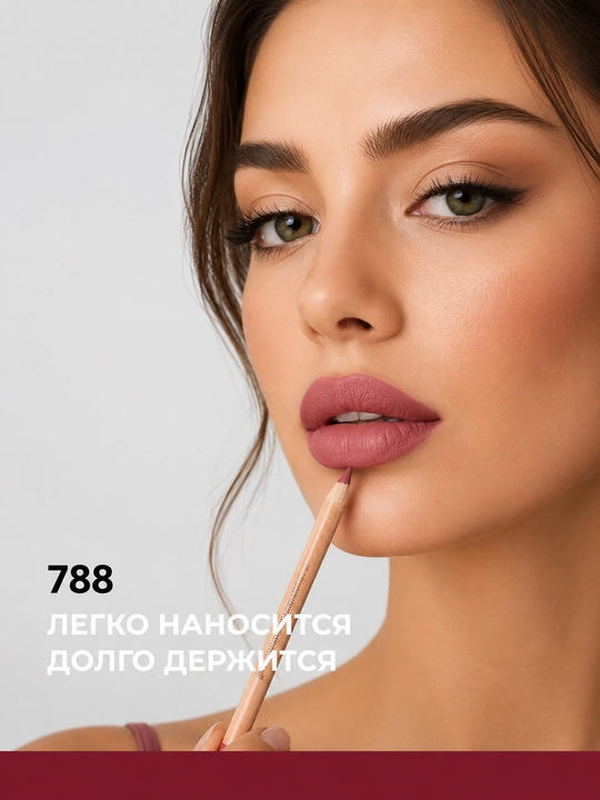 Карандаш для губ, водостойкий, Мисс Таис
