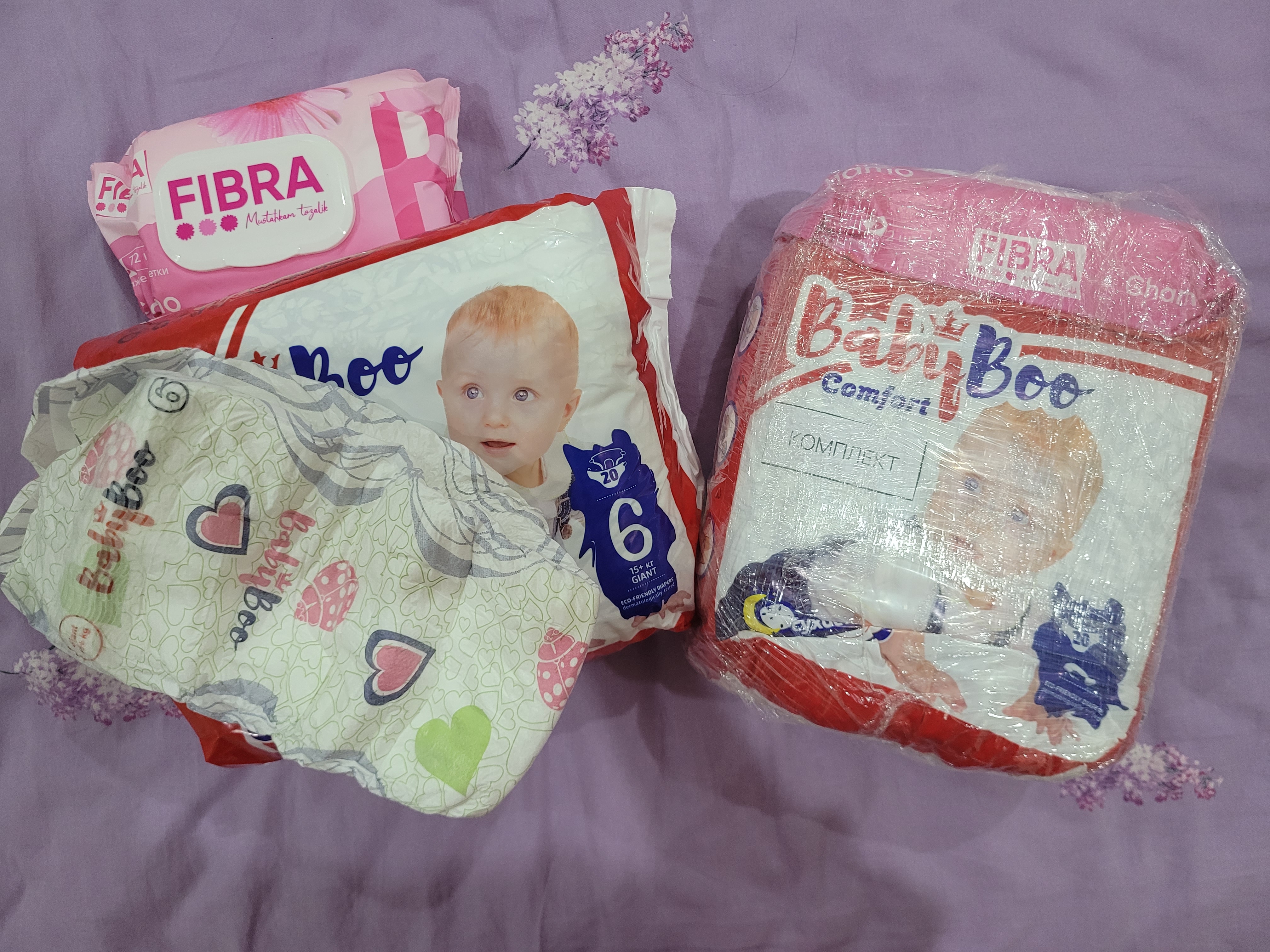 Детские подгузники BabyBoo Comfort Giant 6, 15+ кг, 20 шт