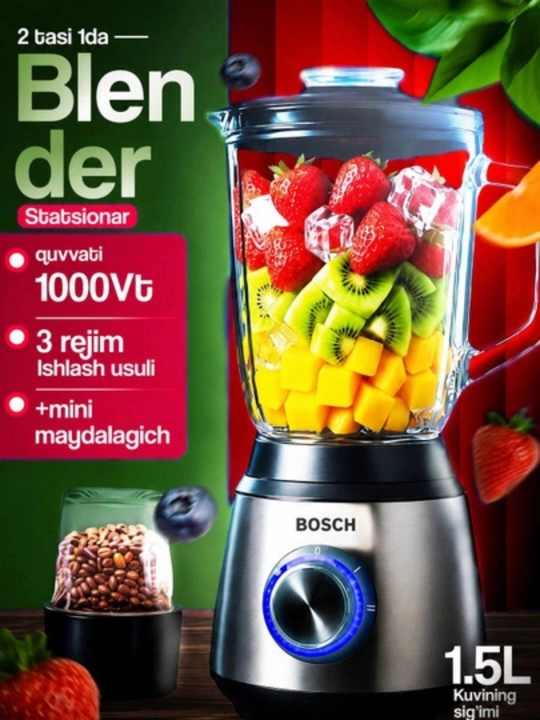 Statsionar blenderi, qahva maydalagich, chopper, mikser