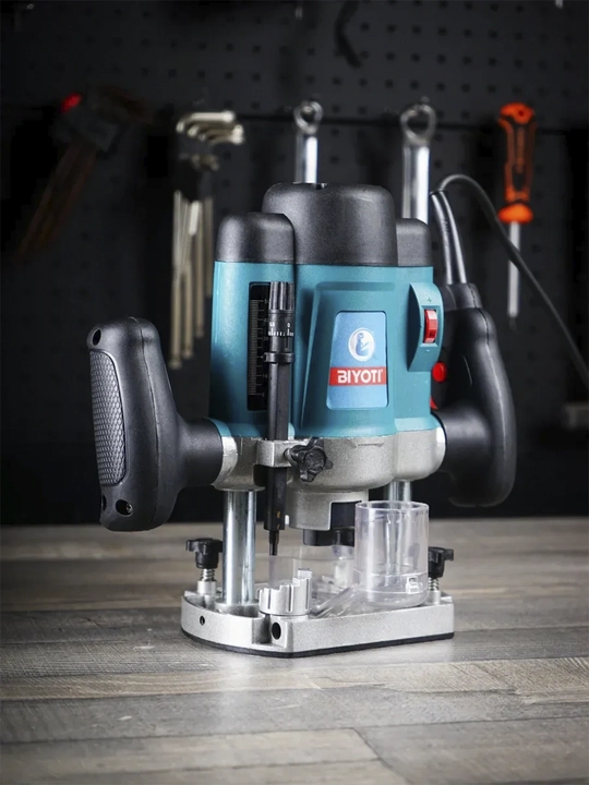 Elektr vertikal frezer Biyoti BYT-ER390 (1200 Vt, senga 8 mm, chuqurligi 60 mm)