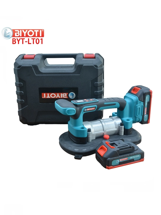 Аккумуляторный вибратор для укладки плитки BIYOTI BYT-LT01 (20V, 1200W, кейс, 9 скоростей)