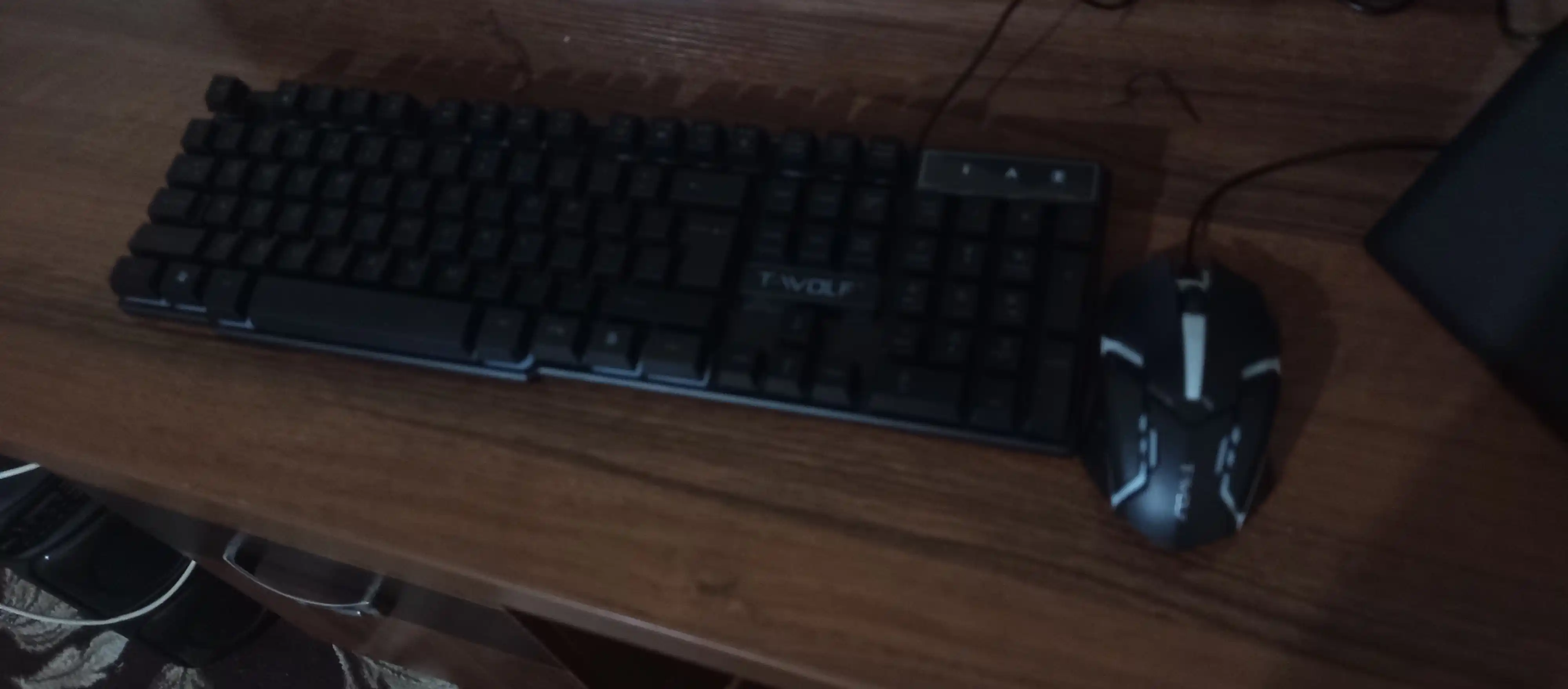 TF200 RGB Gaming Klaviatura va Sichqoncha To‘plami + P9 Simsiz Quloqchin