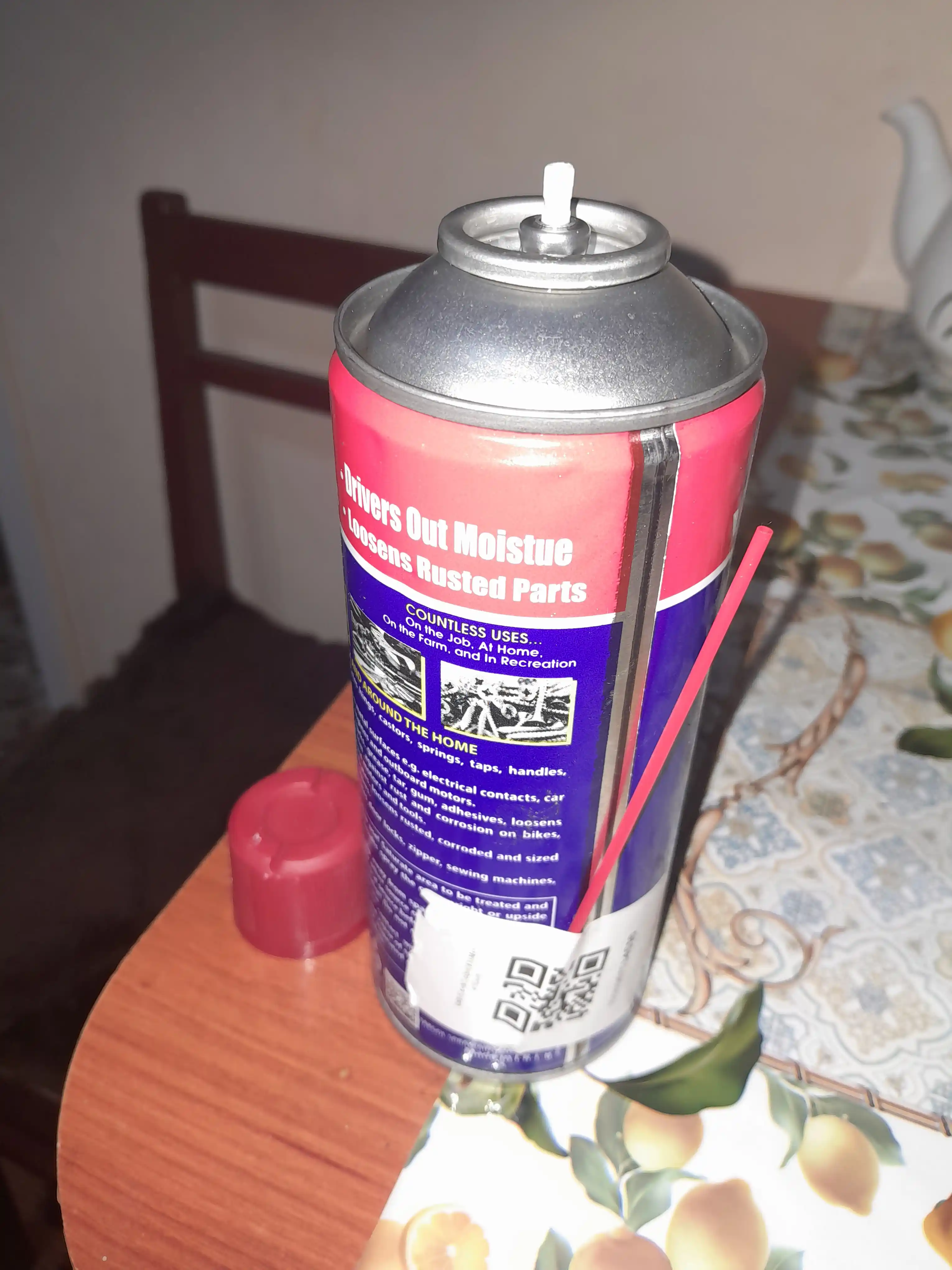 WD-40 ko‘p maqsadli moy-sprey, zangdan himoya va moylash uchun, 450 ml