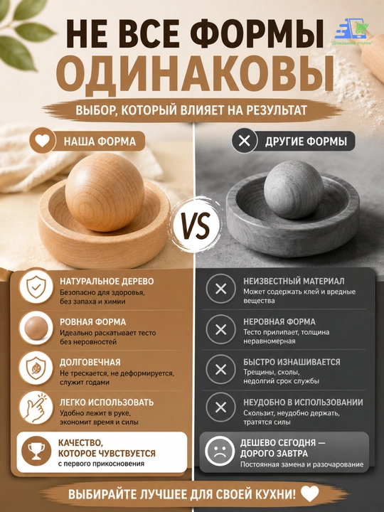 Форма для пельменей деревянная пресс для теста форма для вареников кухонный аксессуар