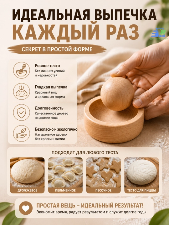 Форма для пельменей деревянная пресс для теста форма для вареников кухонный аксессуар