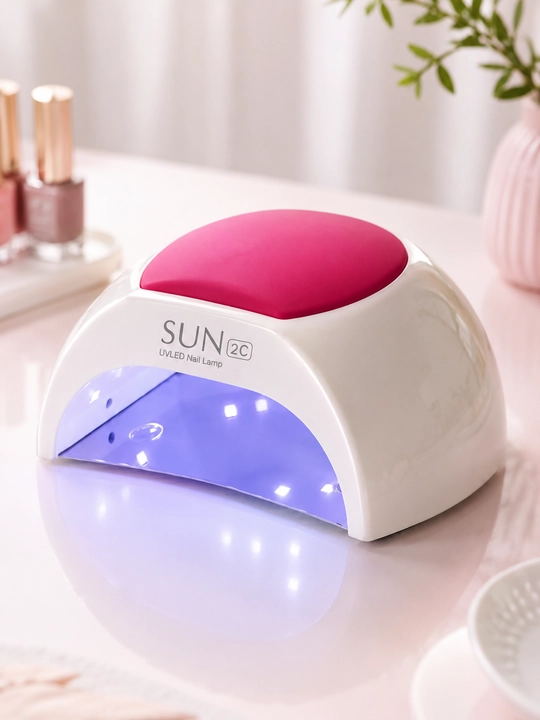 UV LED SUN2C manikyur lampasi, gel-lak va gel uchun tirnoq quritish lampasi