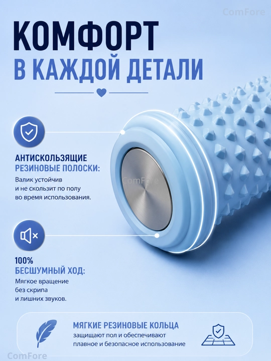 Массажер для ног, для тела, для спины, массажный валик для йоги, ролик массажёр