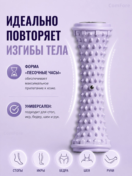 Массажер для ног, для тела, для спины, массажный валик для йоги, ролик массажёр