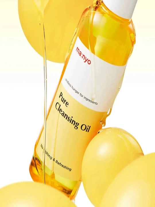 Gidrofil yog' Ma:nyo Pure Cleansing Oil, yuzni chuqur tozalash uchun, 200 ml