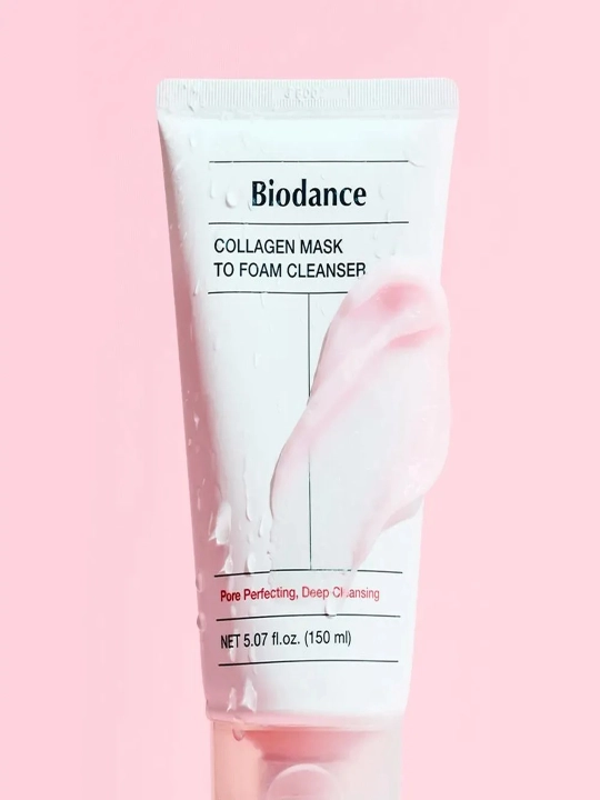 Biodance Collagen Mask to Foam Cleanser — kollagenli yuvunish ko'pigi va niqob, 150 ml