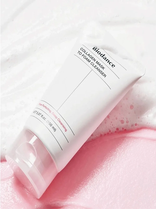 Biodance Collagen Mask to Foam Cleanser — kollagenli yuvunish ko'pigi va niqob, 150 ml
