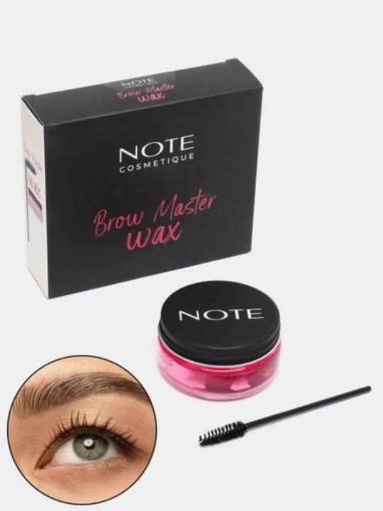 My Note Brow Wax –Qoshlar uchun professional fiksator uzoq muddatli ushlash, shaffof tekstura