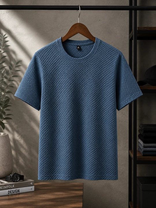 Erkaklar uchun bambuk ipakli, kalta yengli, egiluvchan va kundalik futbolka, M–3XL