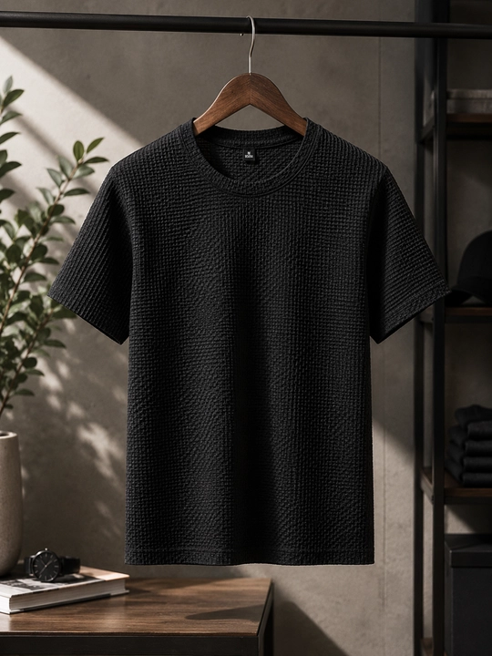 Erkaklar uchun bambuk ipakli, kalta yengli, egiluvchan va kundalik futbolka, M–3XL