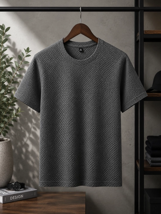 Erkaklar uchun bambuk ipakli, kalta yengli, egiluvchan va kundalik futbolka, M–3XL
