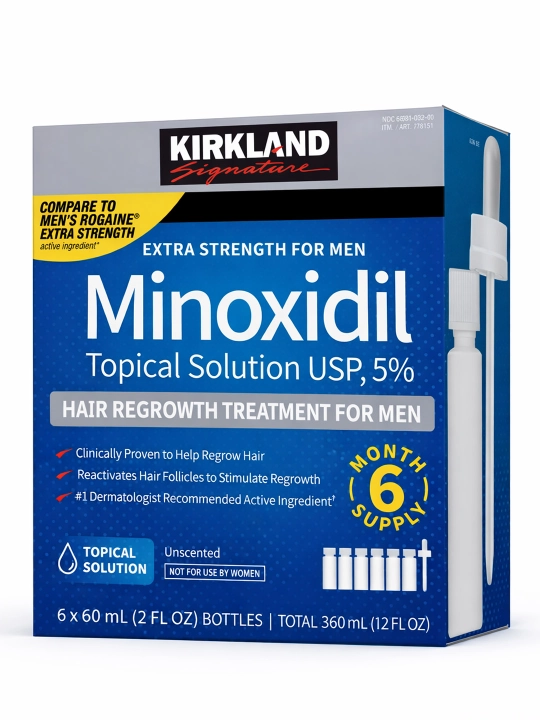 Миноксидил для роста бороды и волос Kirkland Minoxidil 5%, 60 мл