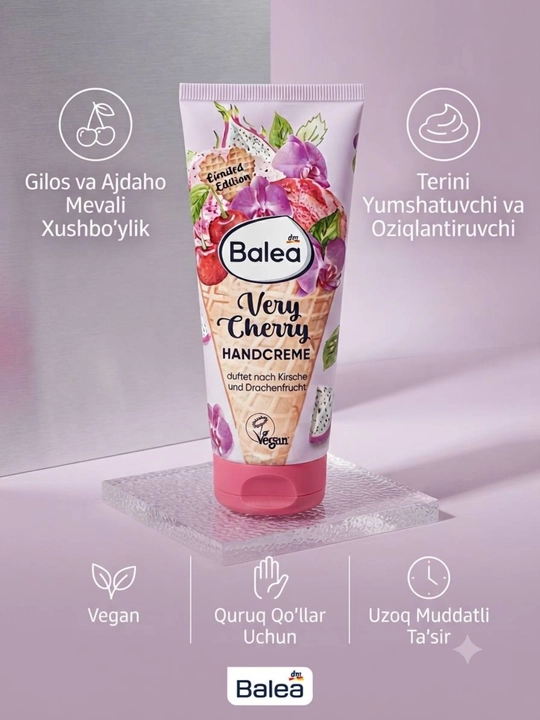 Balea qo'l kremi to'plami namlovchi va oziqlantiruvchi Hand Cream 100 ml - 