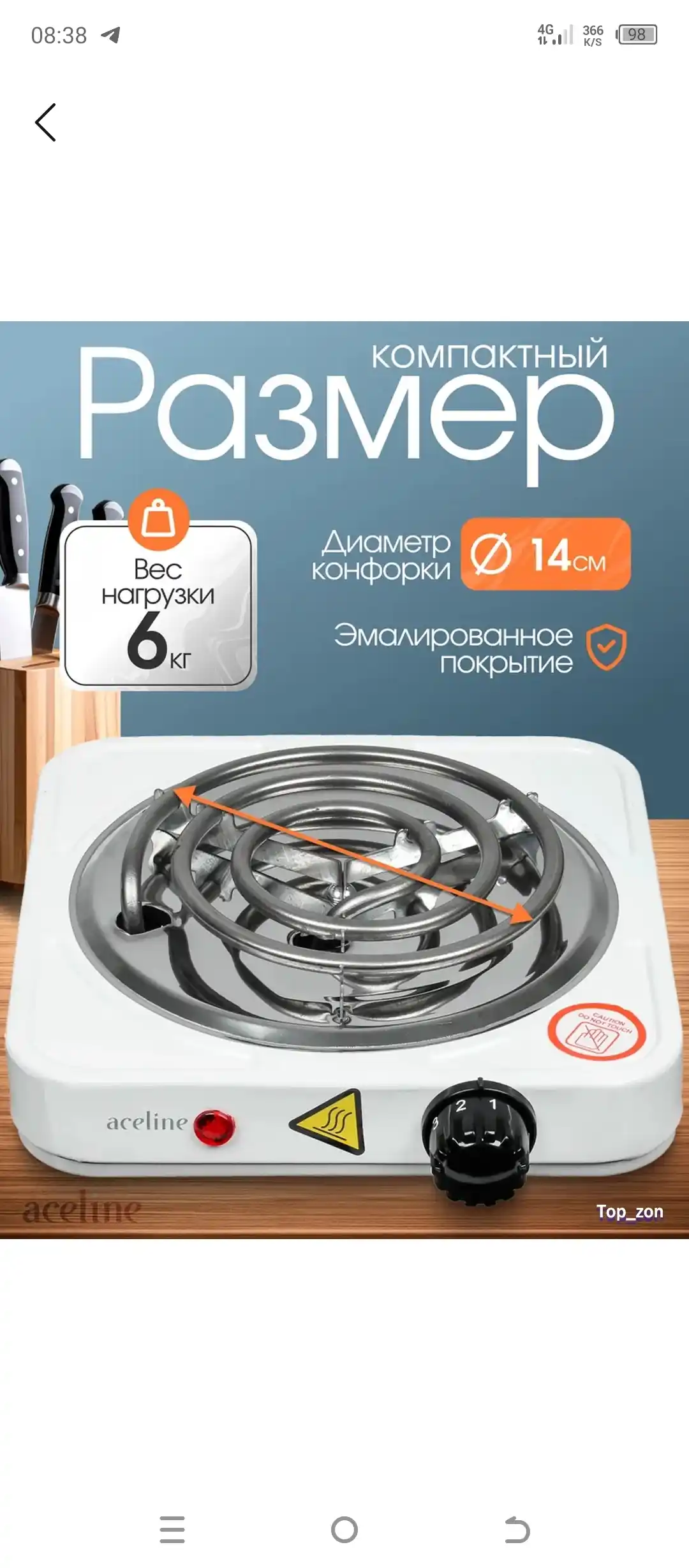 Настольные электрические плиты