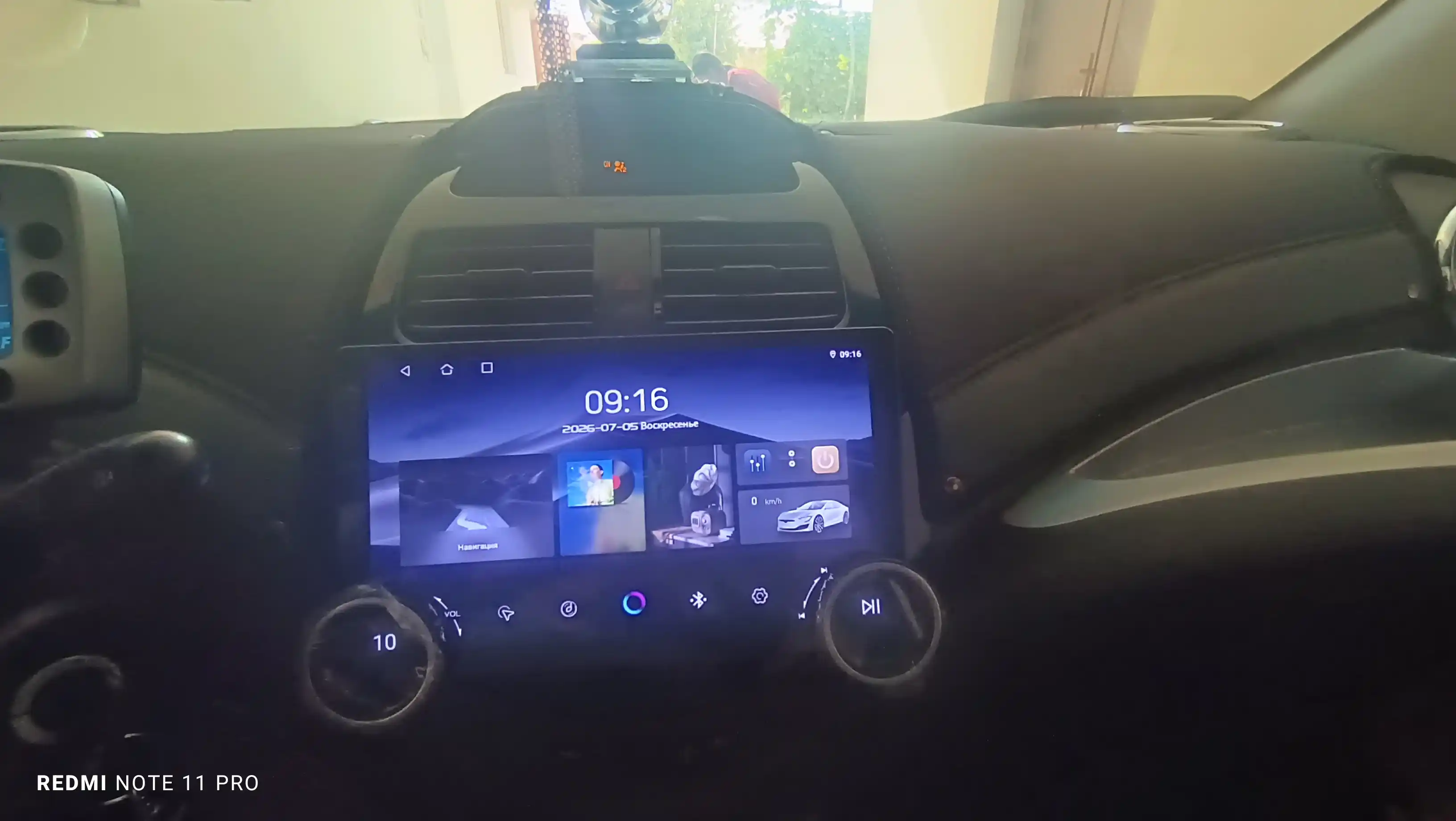 Авто монитор Tesla, Diamond X80 2K, 10.1 дюйма 4+64 ГБ, WiFi кулер, с рамкой и кабелями