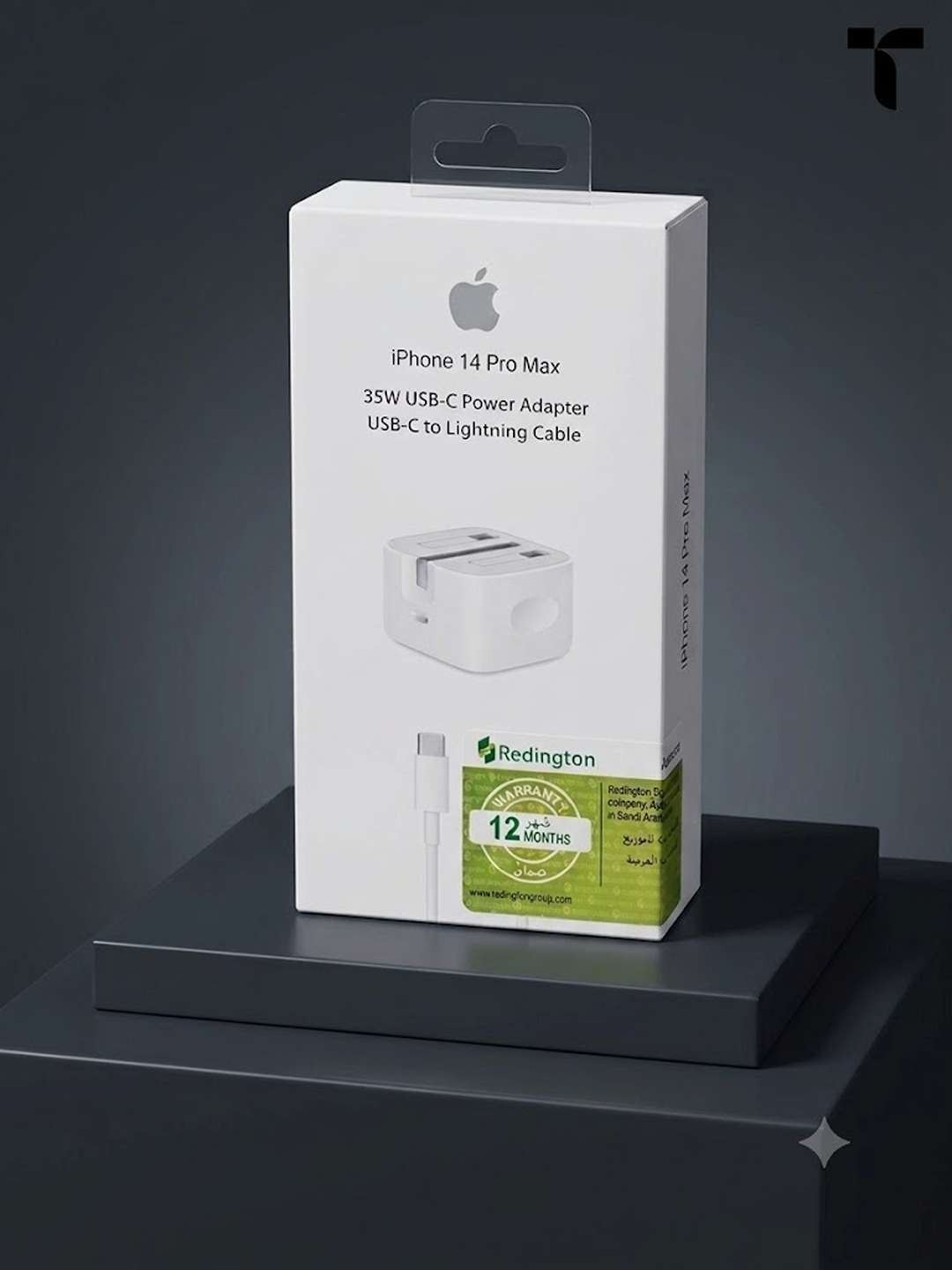 Зарядка для iPhone 35W, Fast Charger, Type-C, Lightning адаптер