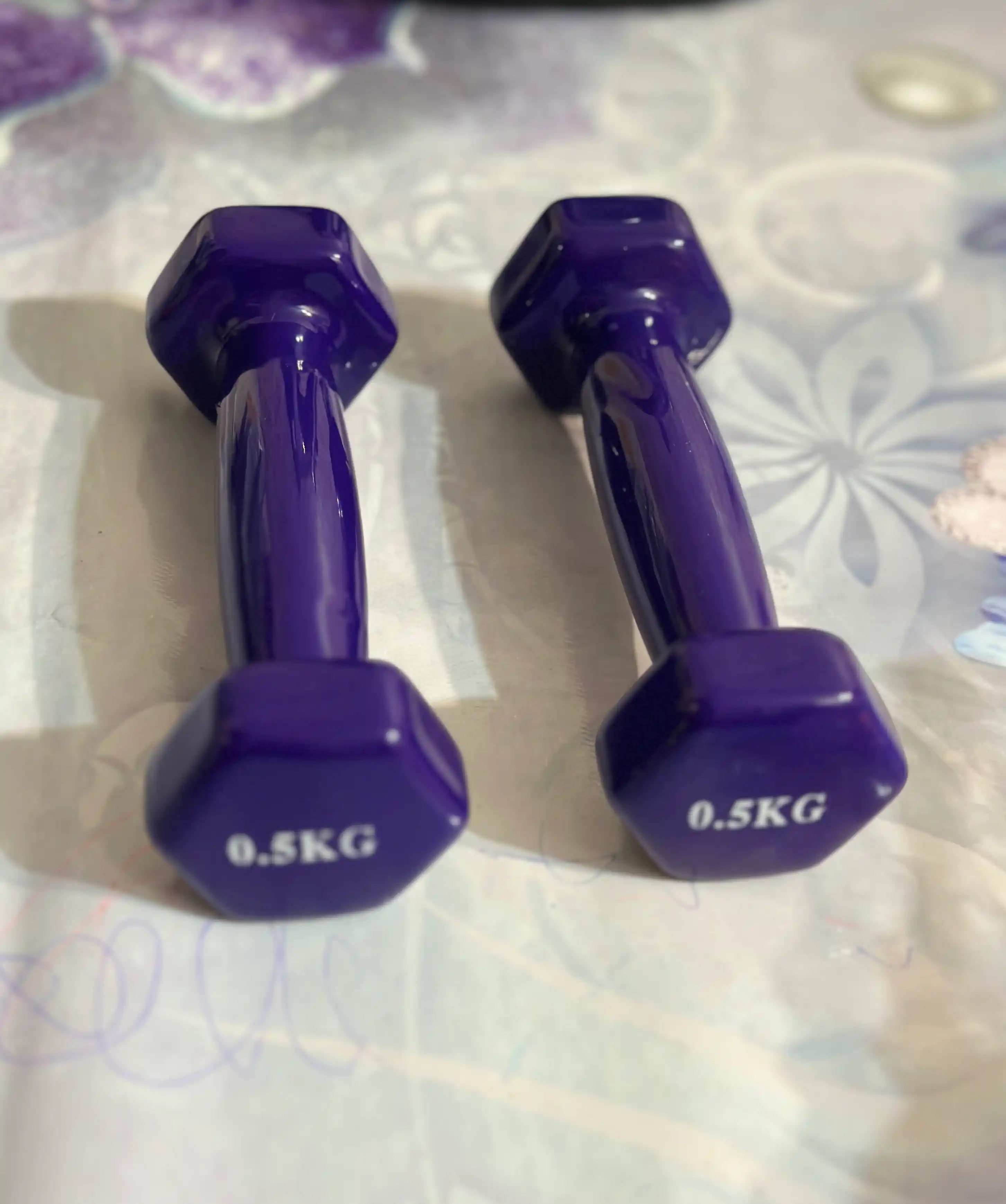Ganteli, vinilli, 1, 1.5, 2, 2.5, 3 kg, turli ranglarda, fitnes