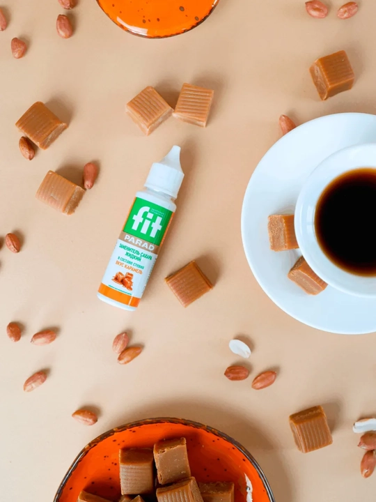 Tabiiy shakar o‘rnini bosuvchi, karamel ta’mli Fit Parad №32, 30 ml flakon