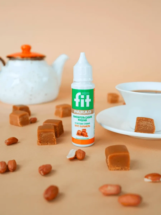 Tabiiy shakar o‘rnini bosuvchi, karamel ta’mli Fit Parad №32, 30 ml flakon