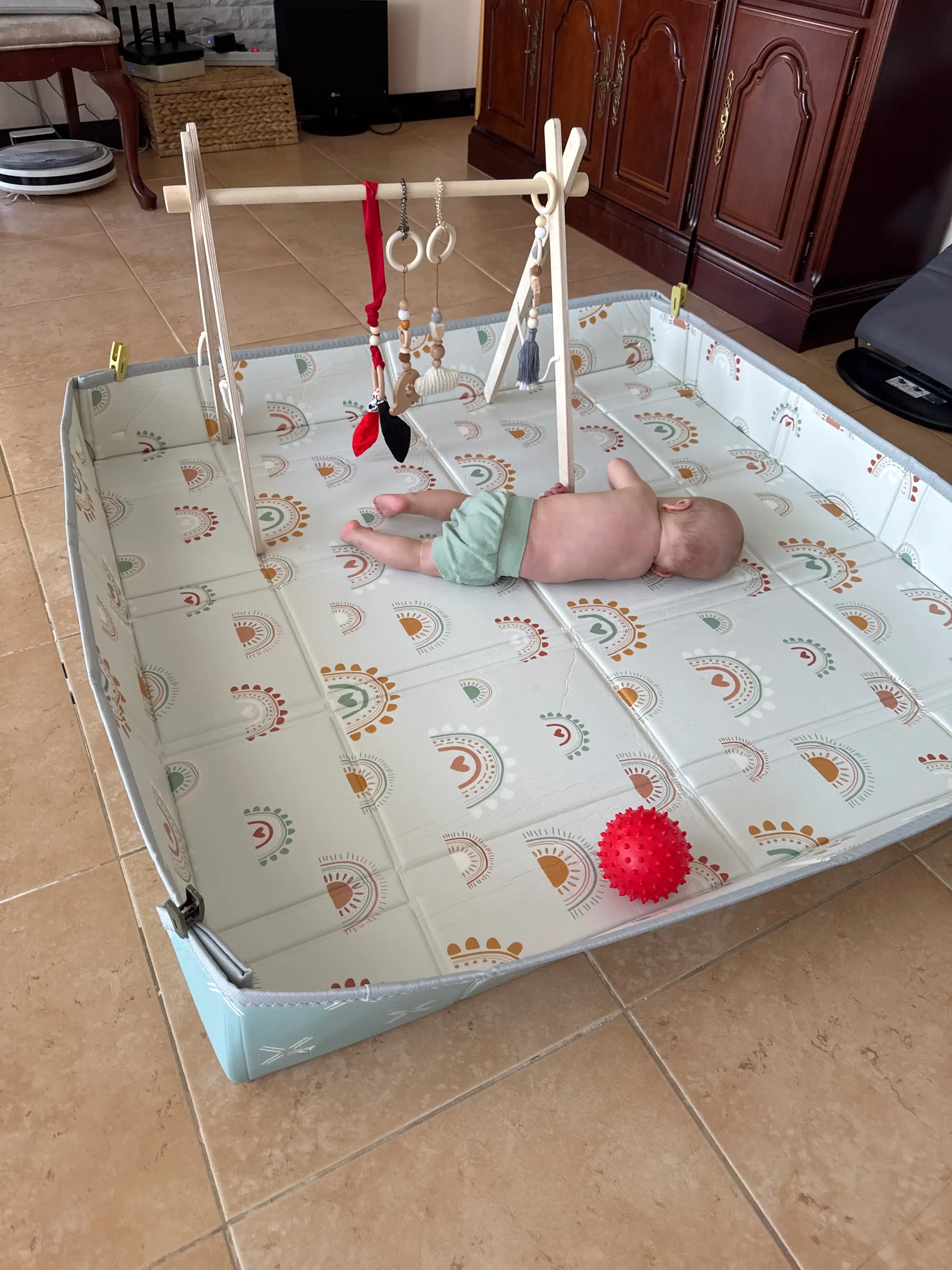 Складной игровой коврик для детей 150×150 см 
