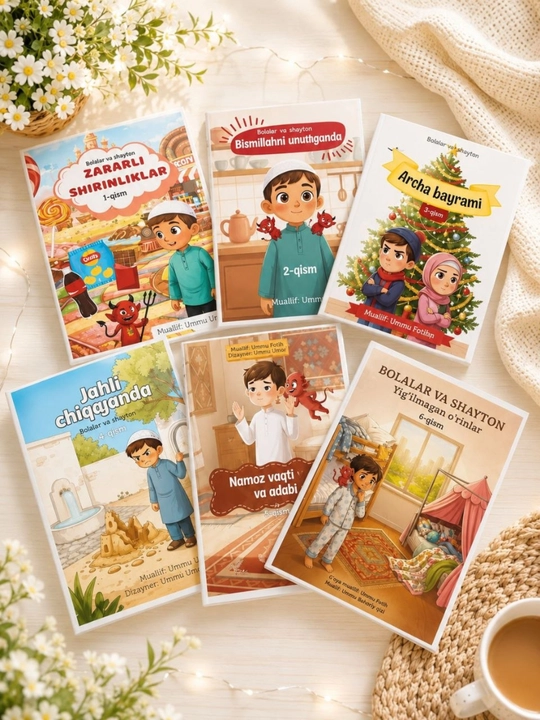 Воспитательный сборник книг под названием "Bolalar va shayton"