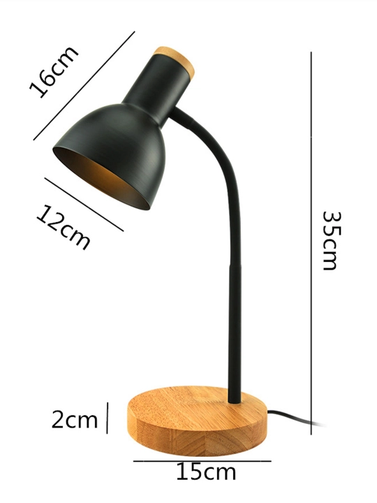 Stol Lampasi, yog'och tayanchli minimalistik dizayn