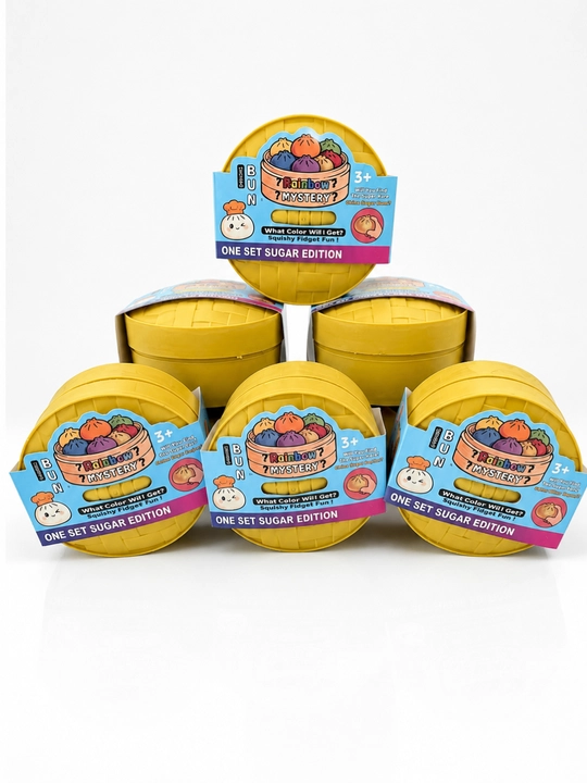 Xinkali Dumpling antistress skvishi, yaltiroq, 10 sm, tasodifiy rang