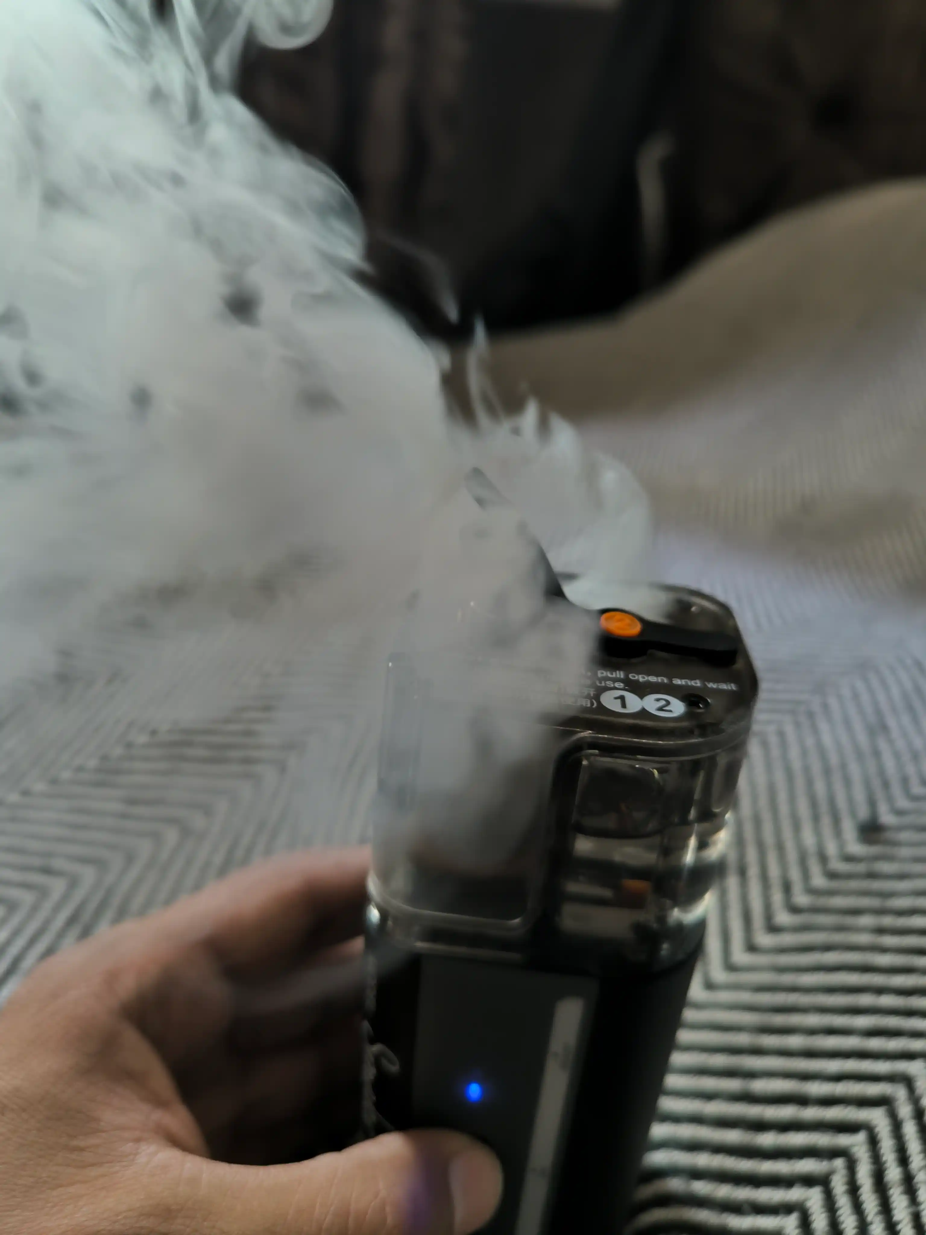 Дым машина, портативный генератор дыма, LENSGO Smoke GO 30 Вт, для создание контента