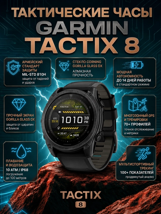 Смарт-часы мужские Kospet Tank T3 Ultra 2 / T4C / T8 Pro 51mm спортивные тактические - 