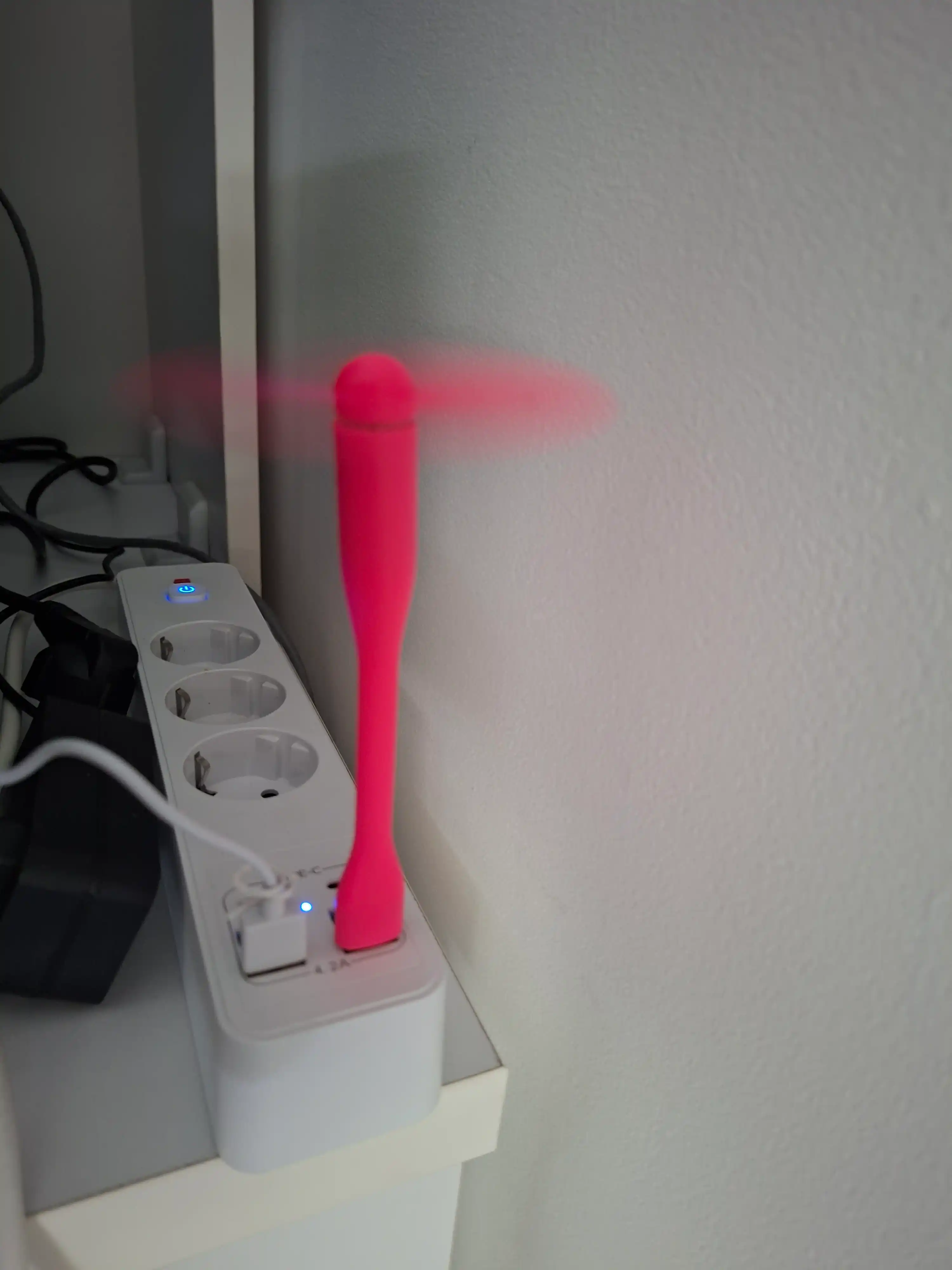 USB мини вентилятор портативный – для телефона и Powerbank